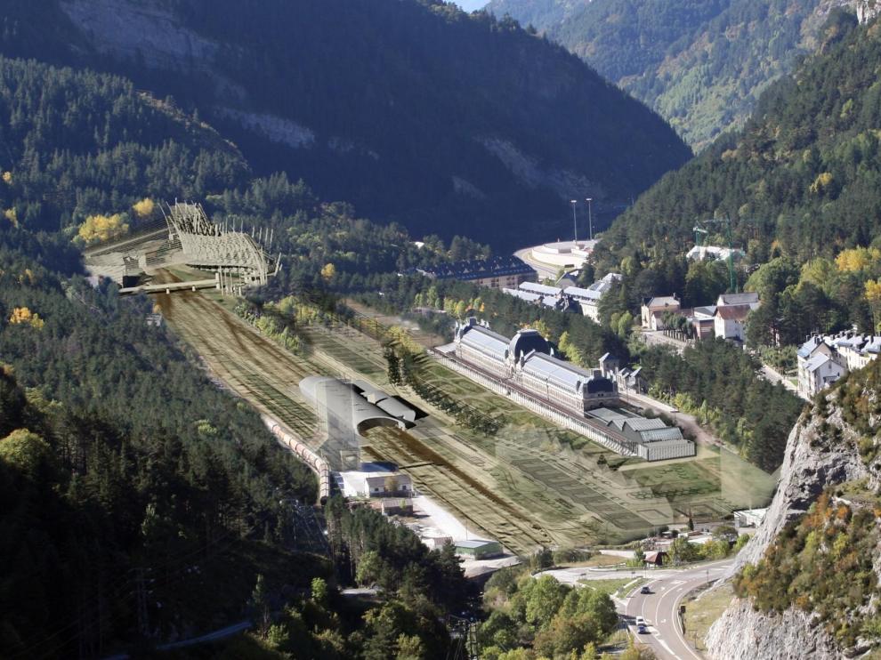 Las obras de Canfranc, paradas en verano, esperan un crédito de 30 millones de euros
