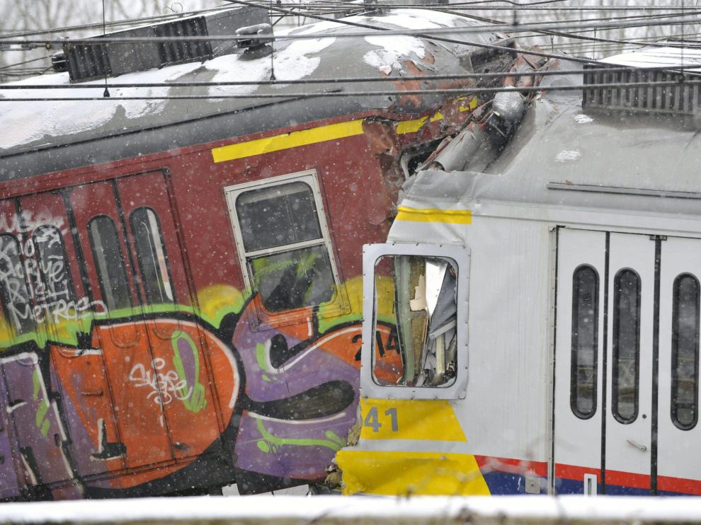 Tragedia en Bélgica por el choque de dos trenes cerca de Bruselas