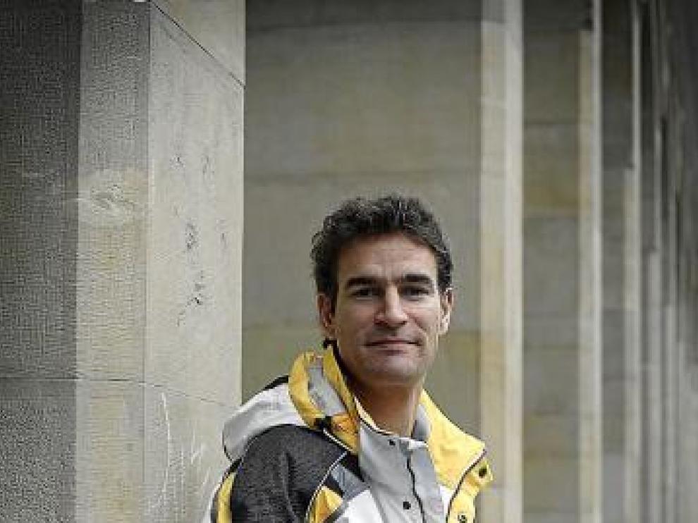 Fernando Navas, en el paseo de la Independencia