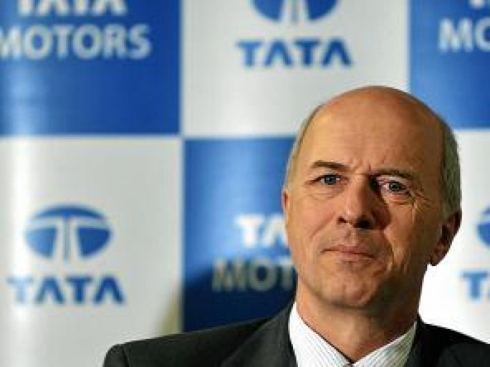 Carl-Peter Foster, consejero delegado de Tata Motors, ayer.