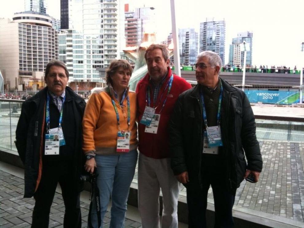 Zaragoza vive in situ pruebas olímpicas y conoce las infraestructuras de Vancouver