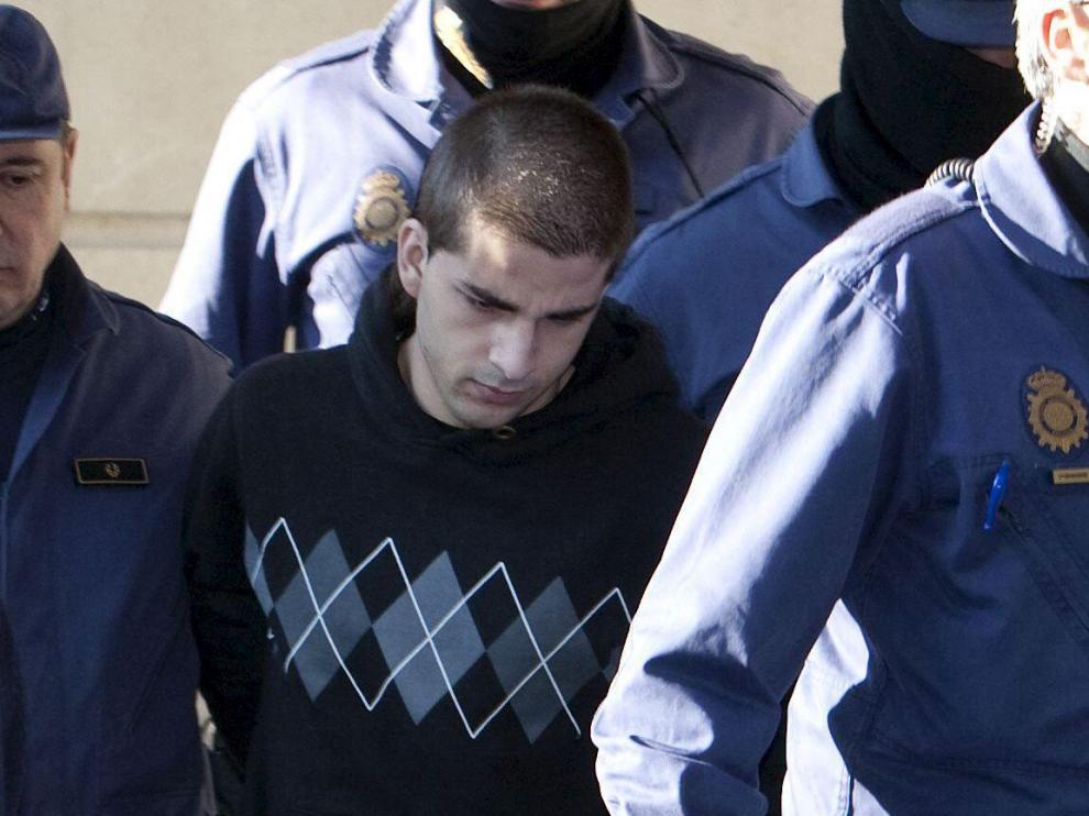 El asesino confeso de Marta del Castillo a su llegada a los Juzgados de Sevilla