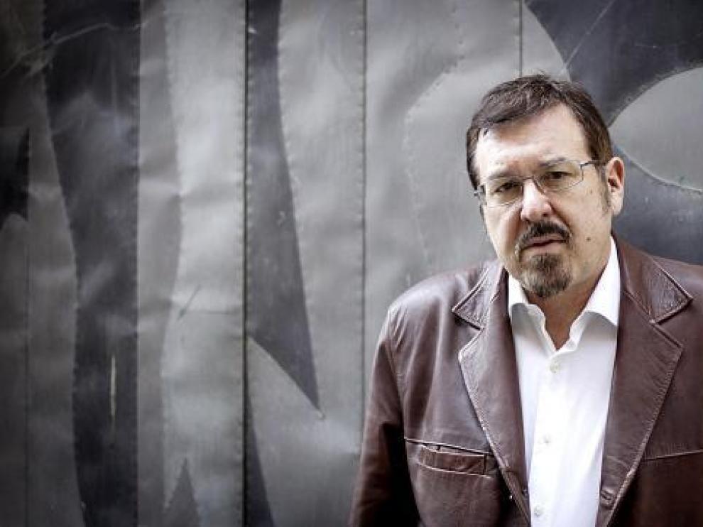 El escritor Javier Barreiro, esta semana, en Zaragoza.