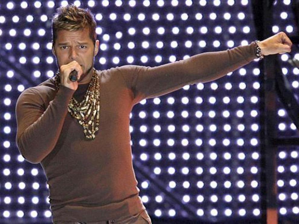 Ricky Martin, en una de sus actuaciones en España.