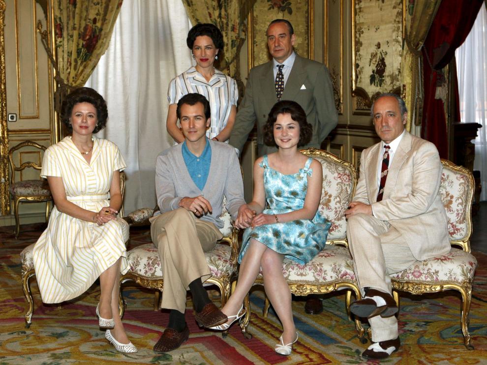 Los actores protagonistas del telefilme 'Sofía', sobre la vida de la Reina
