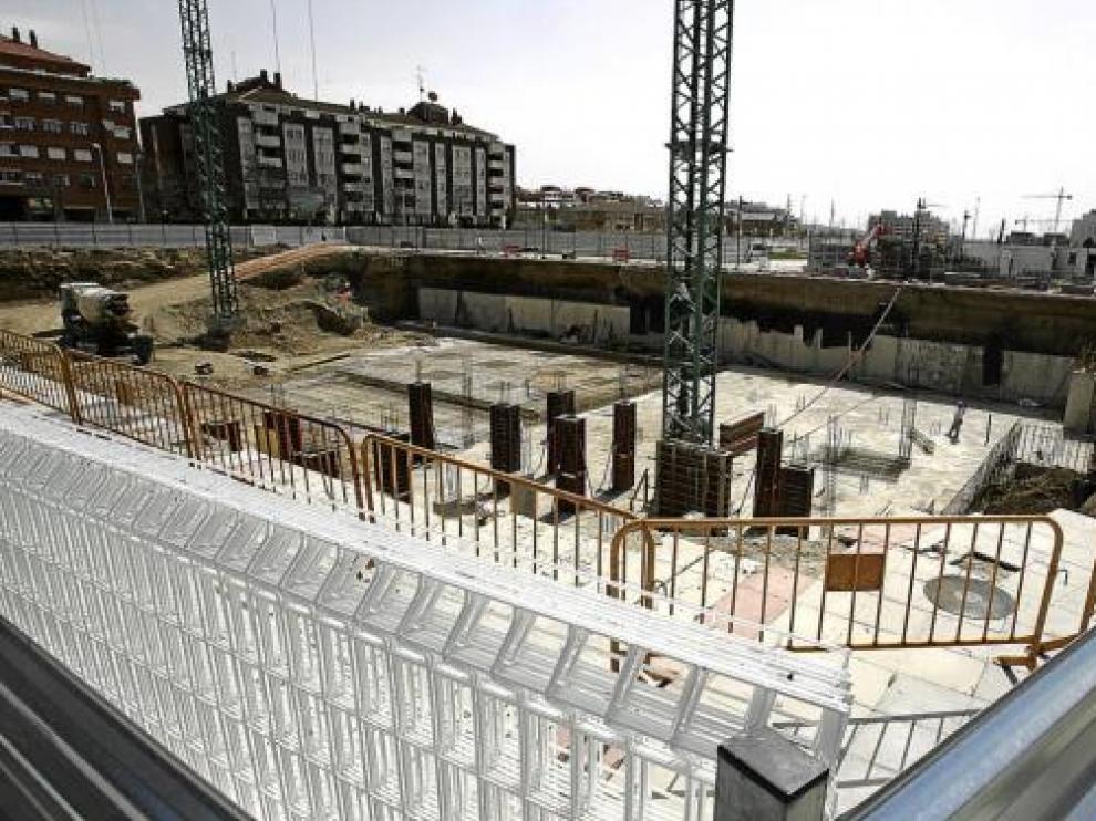 Una de las promociones de vivienda protegida que se desarrollan en el suelo de Artillería.