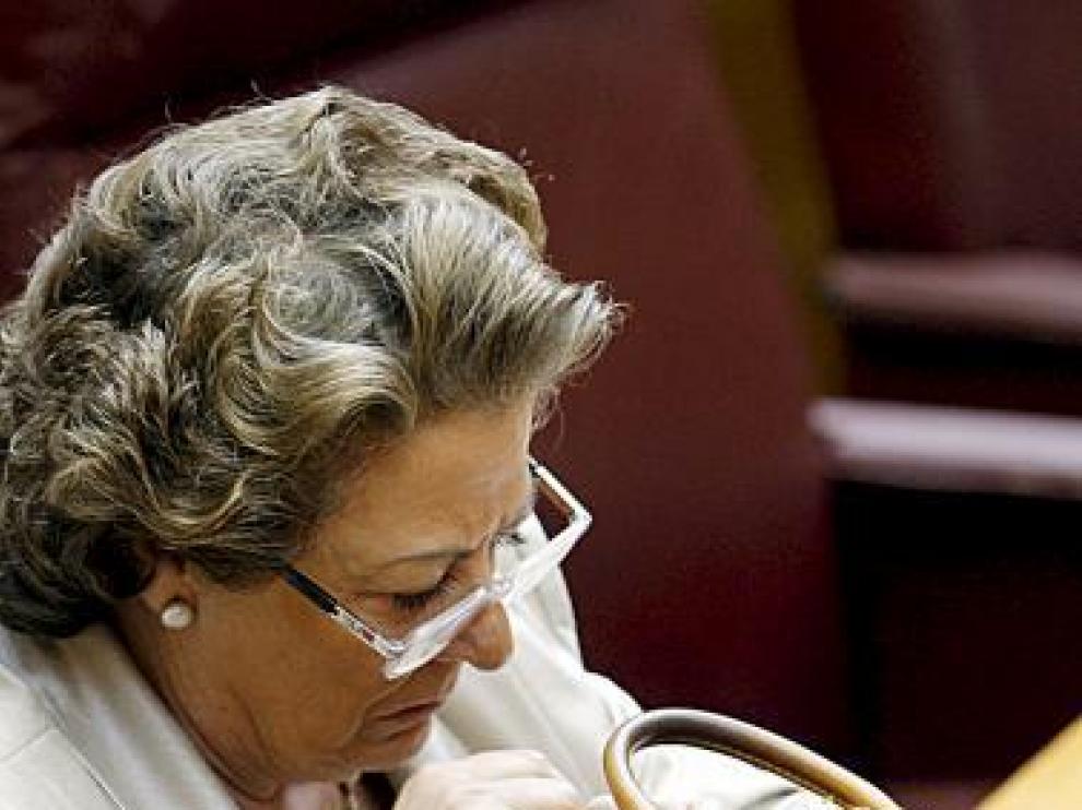 Rita Barberá, en las Cortes valencianas