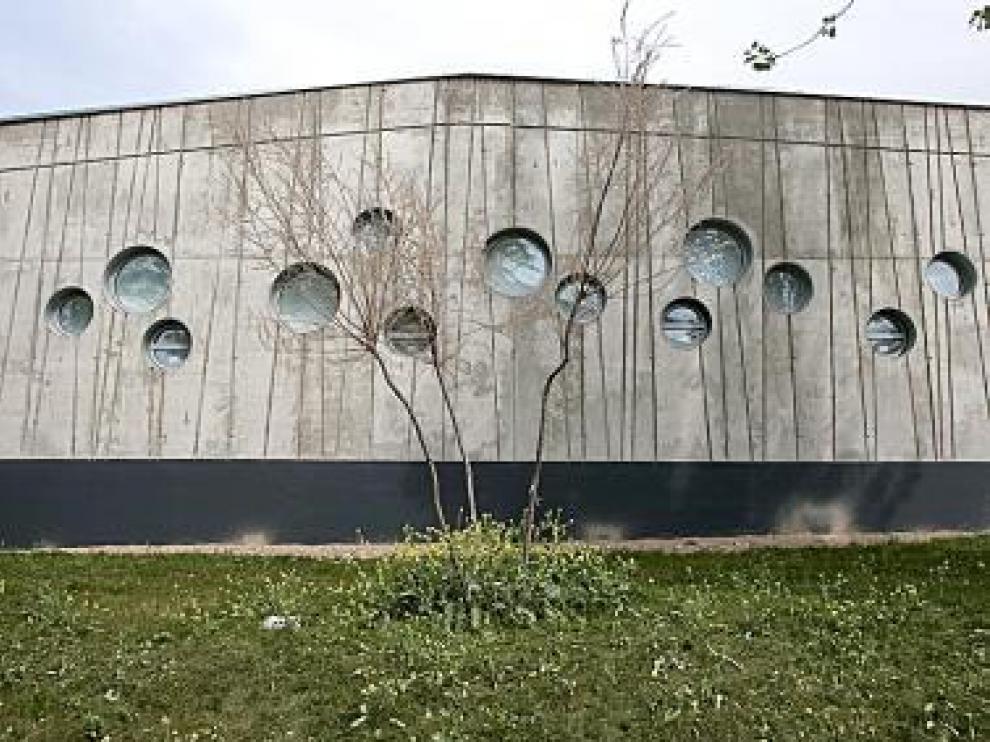 La zona de los dormitorios, en hormigón.