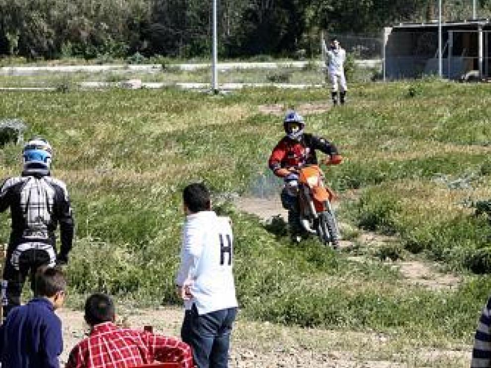 Imagen de la yincana de quads y motos celebrada ayer.