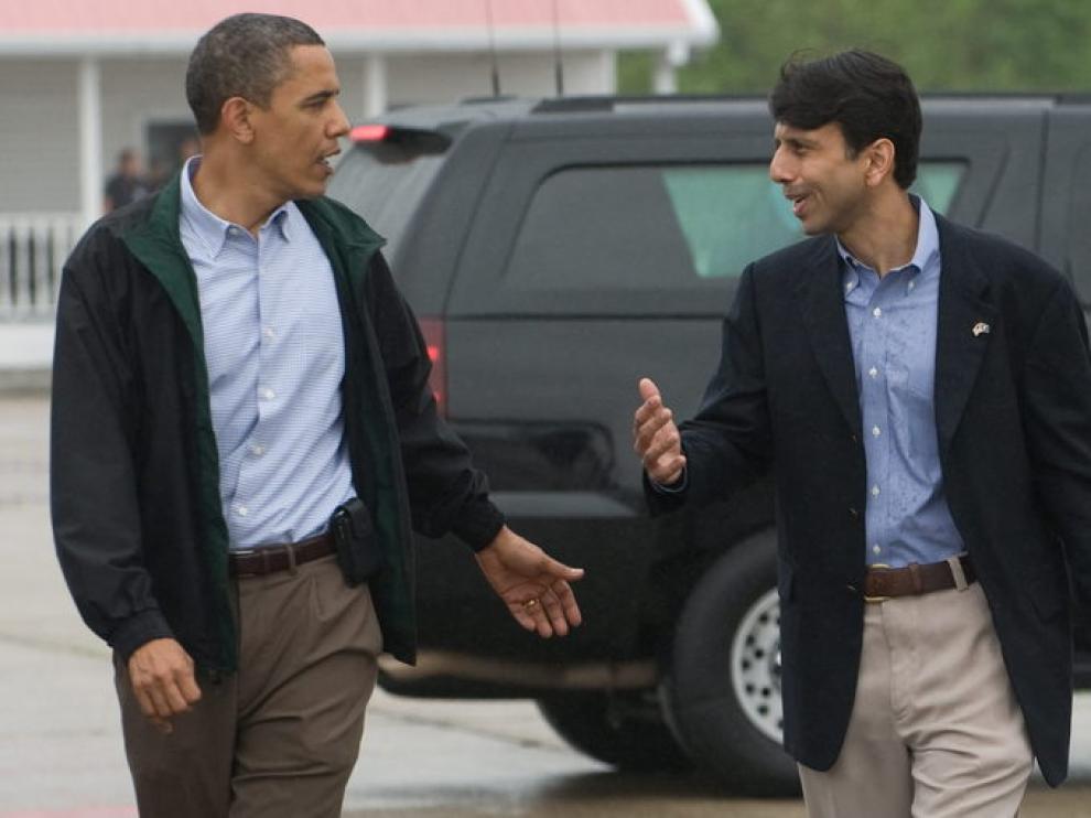 Obama charla con el presidente de Luisiana