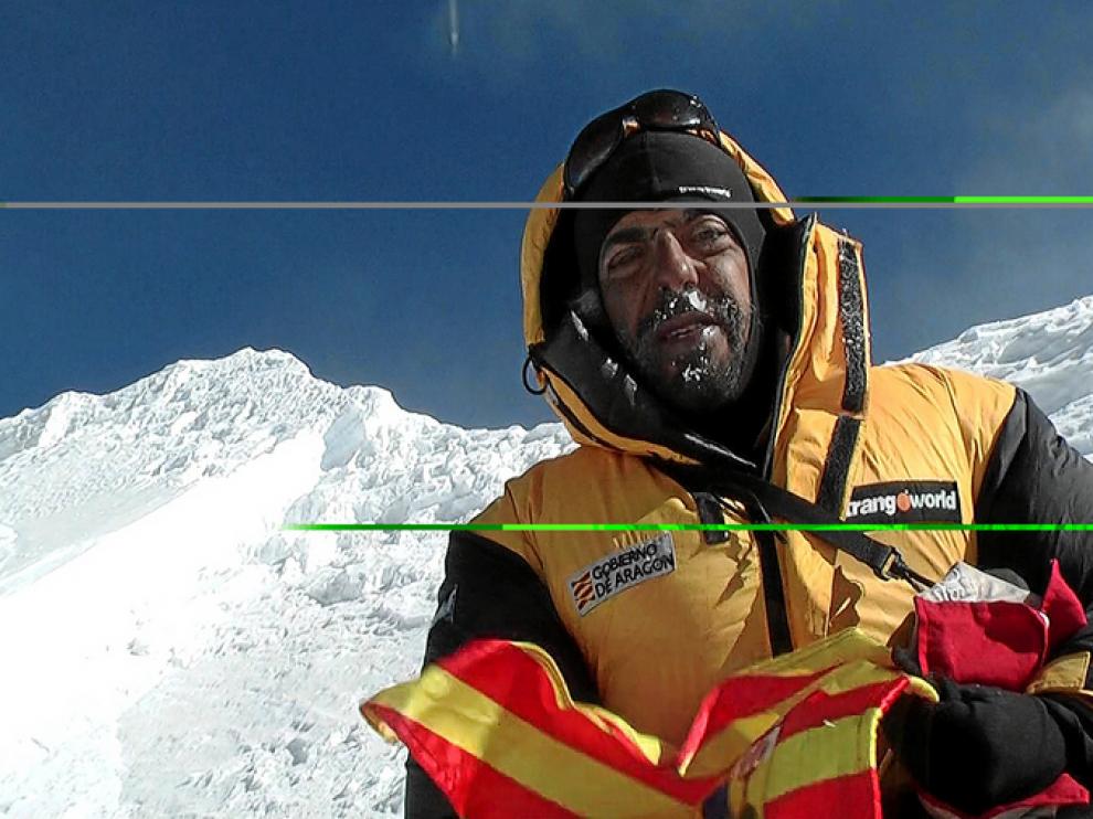 Pauner, en la cima del Annapurna.