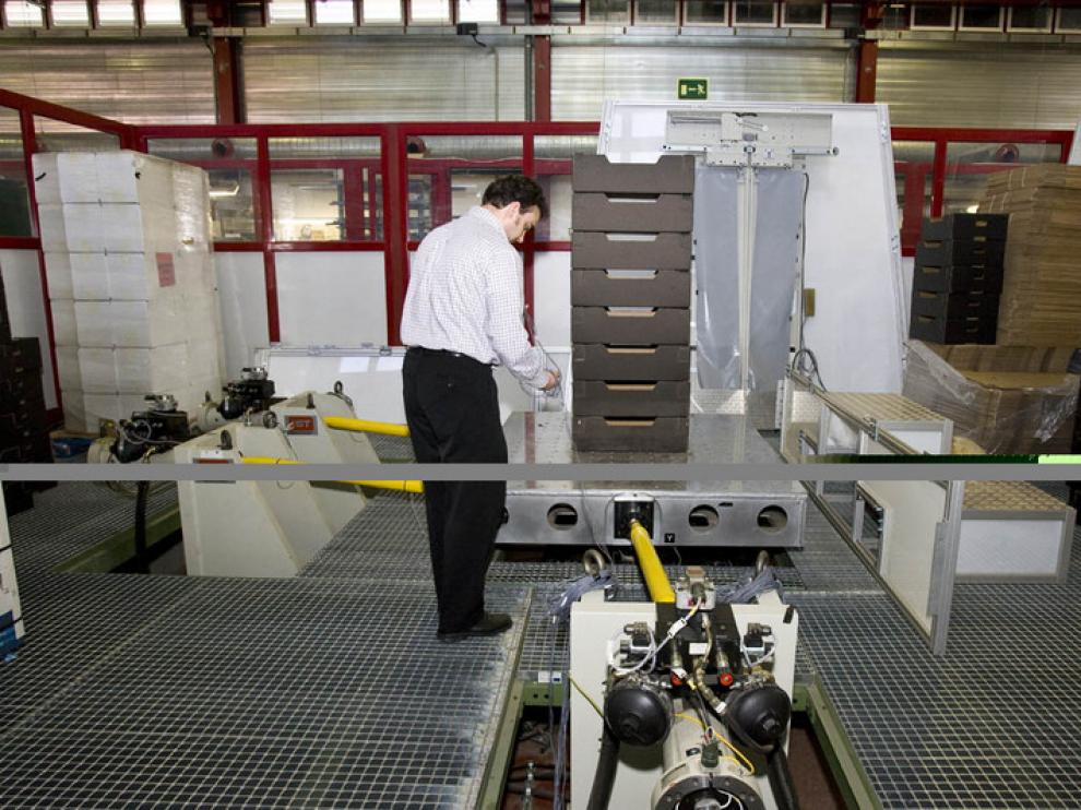 Plataforma vibratoria para materiales
