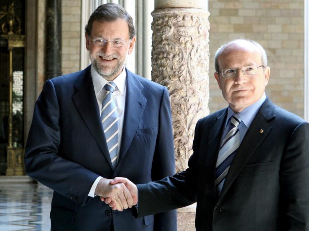 MAriano Rajoy y José Montilla