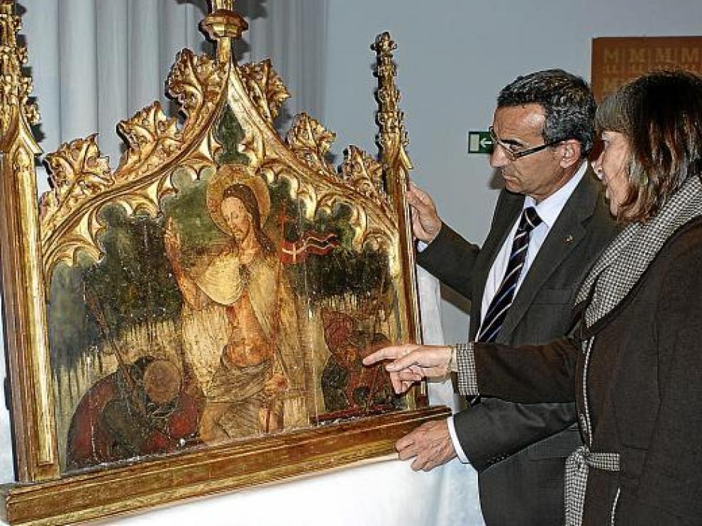 Lérida se hizo con la obra en una subasta a la que la DGA no acudió.