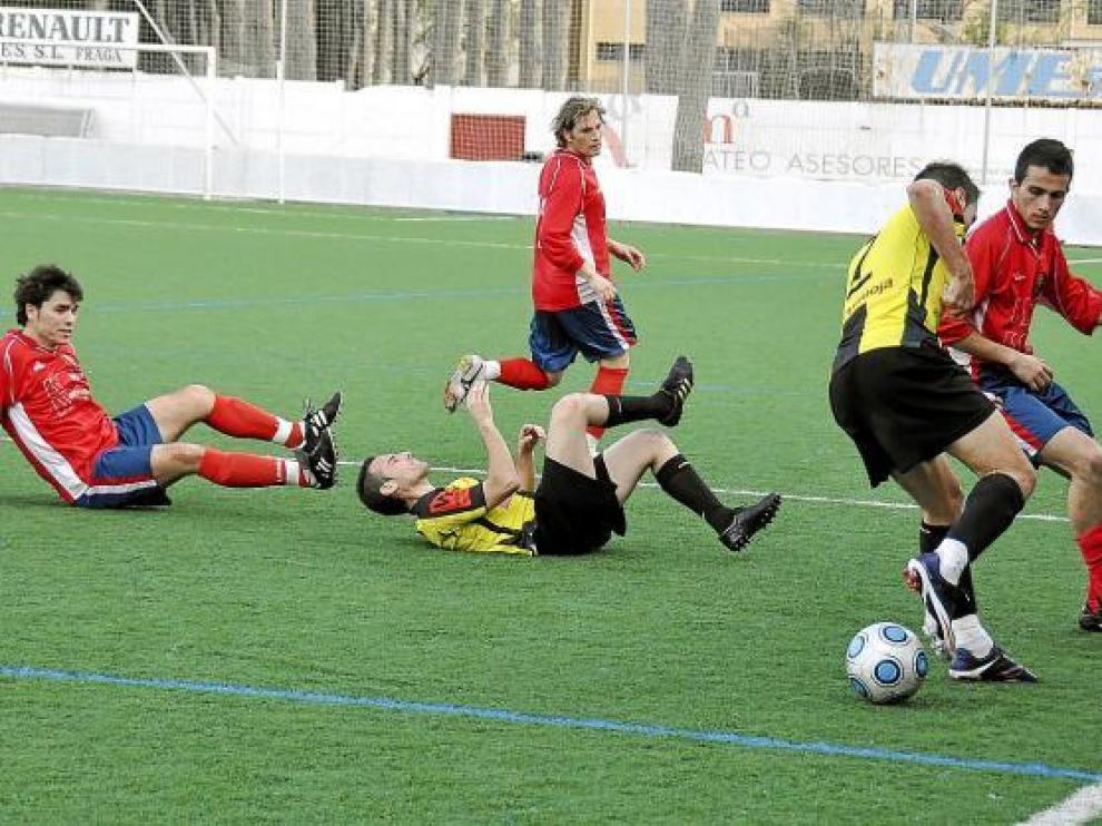 Imagen de archivo de un partido del Fraga.