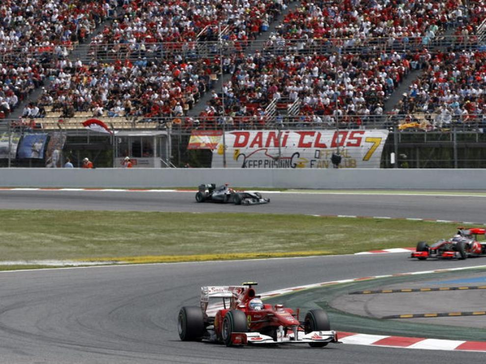Fernando Alonso, segundo en Montmeló