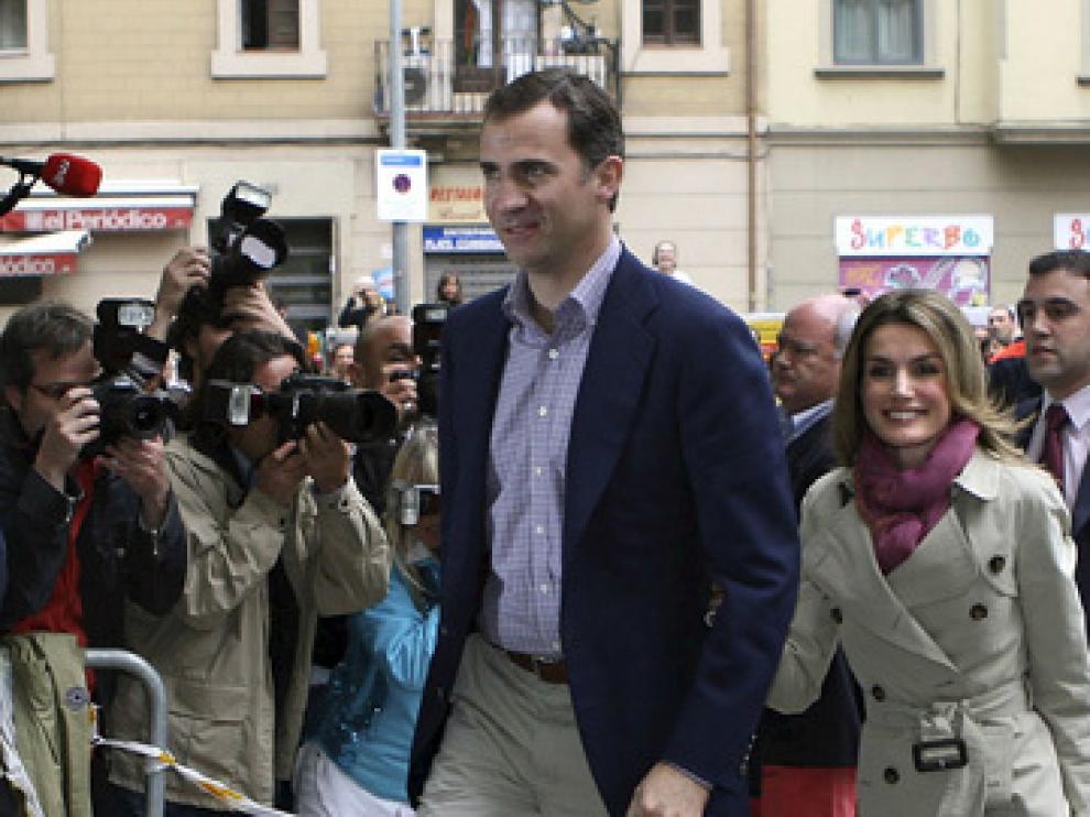 El Príncipe asegura que el Rey se repone "a buen ritmo"