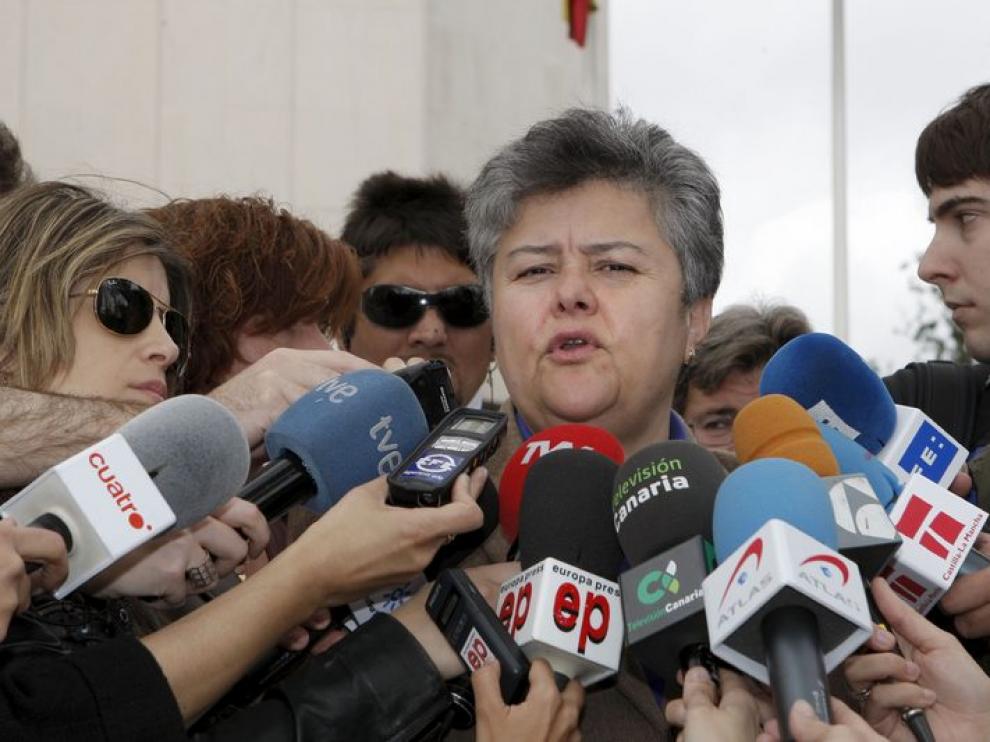 Pilar Vera, presidenta en funciones de la asociación de afectados del vuelo