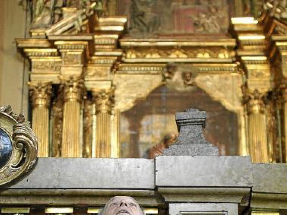 Antonio López, en una de sus últimas visitas al Pilar.
