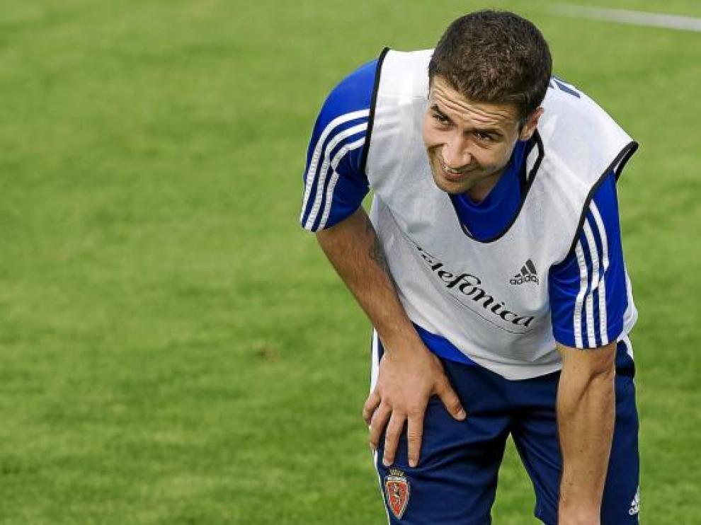 Gabi ejerció ayer de portavoz de la plantilla.