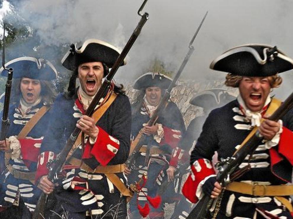 Recreación de la época de la Batalla de Zaragoza, en la que tomarán parte este tipo de grupos.