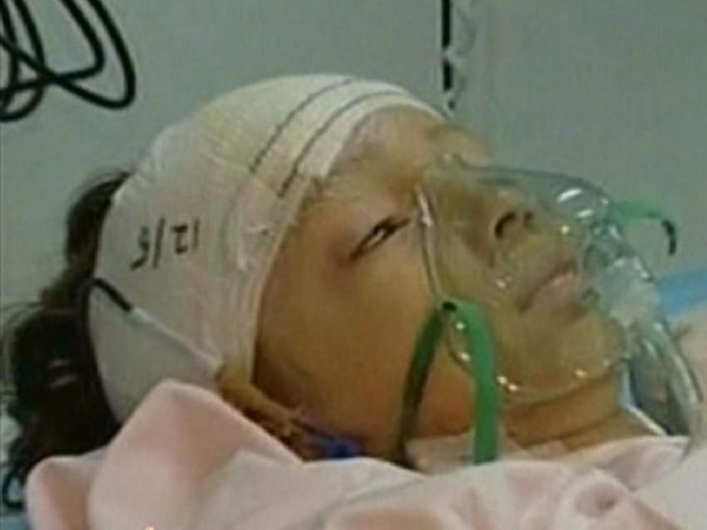 Niño superviviente del accidente
