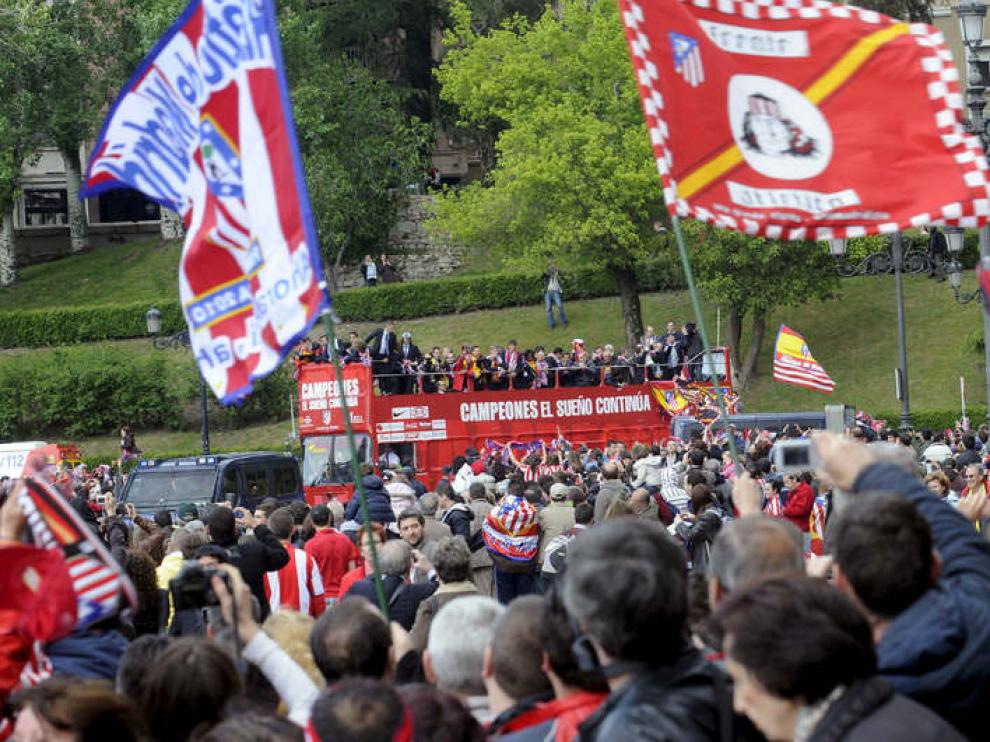 Celebración del Atlético de Madrid