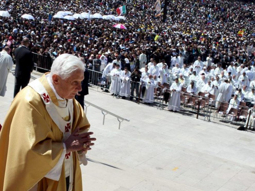 El Papa, en el santuario de Fátima