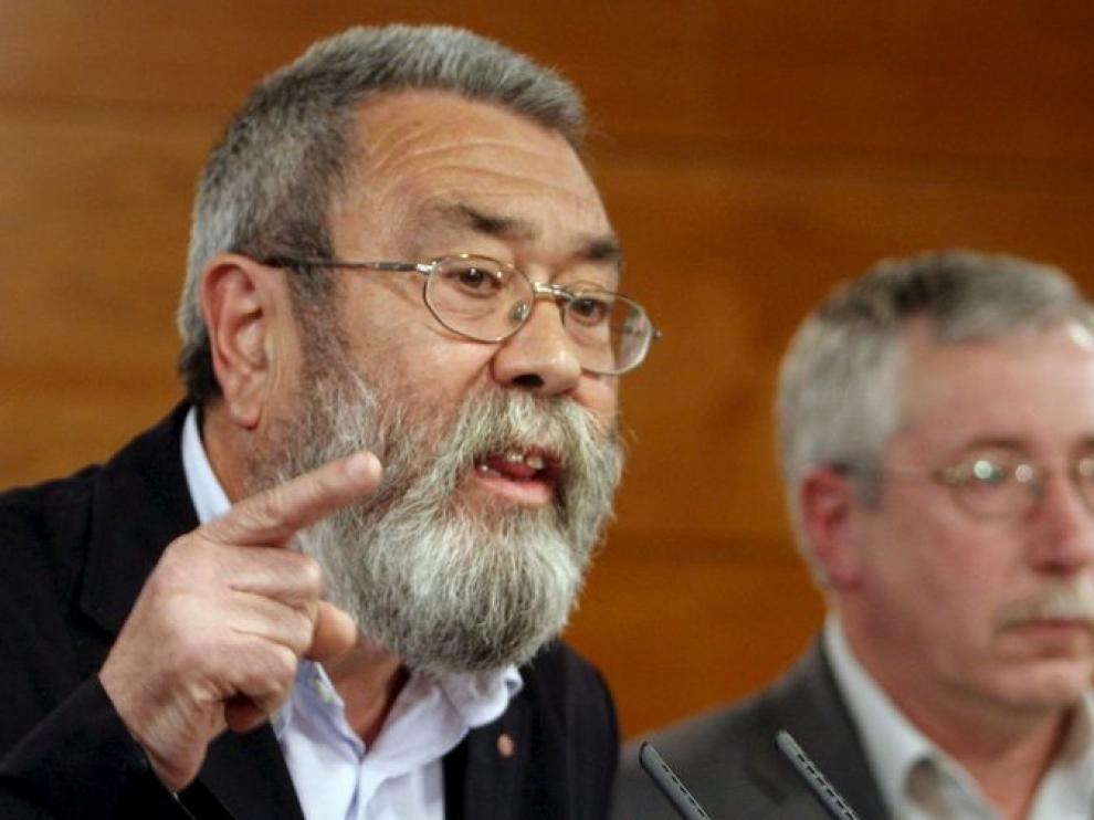 Cándido Méndez e Ignacio Fernández Toxo