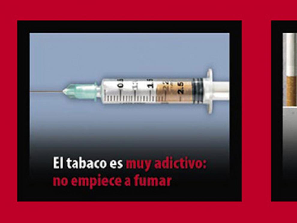Imagen de los paquetes de tabaco