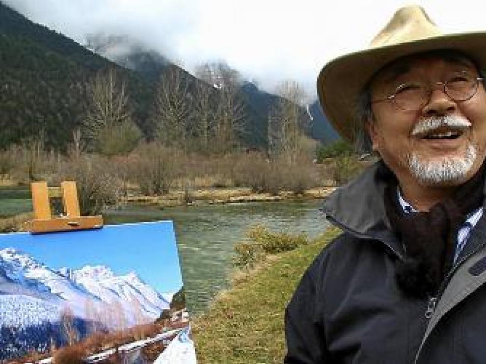 Tokio, un japonés jotero y enamorado del Pirineo aragonés.