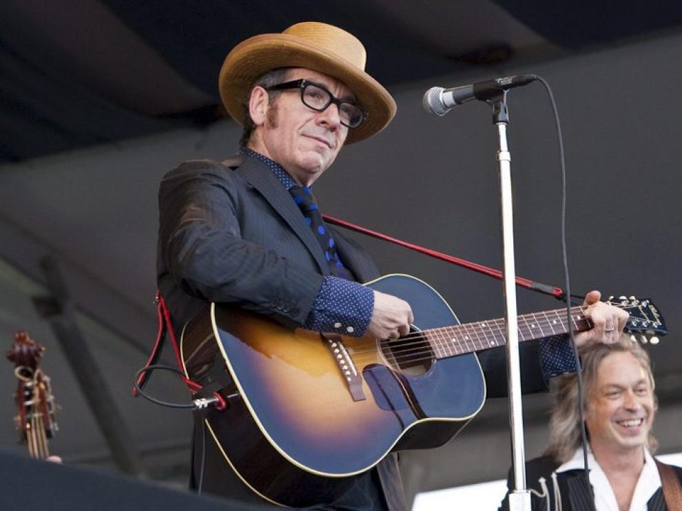 Elvis Costello, en abril, en el Festival de Jazz de Nueva Orleans.