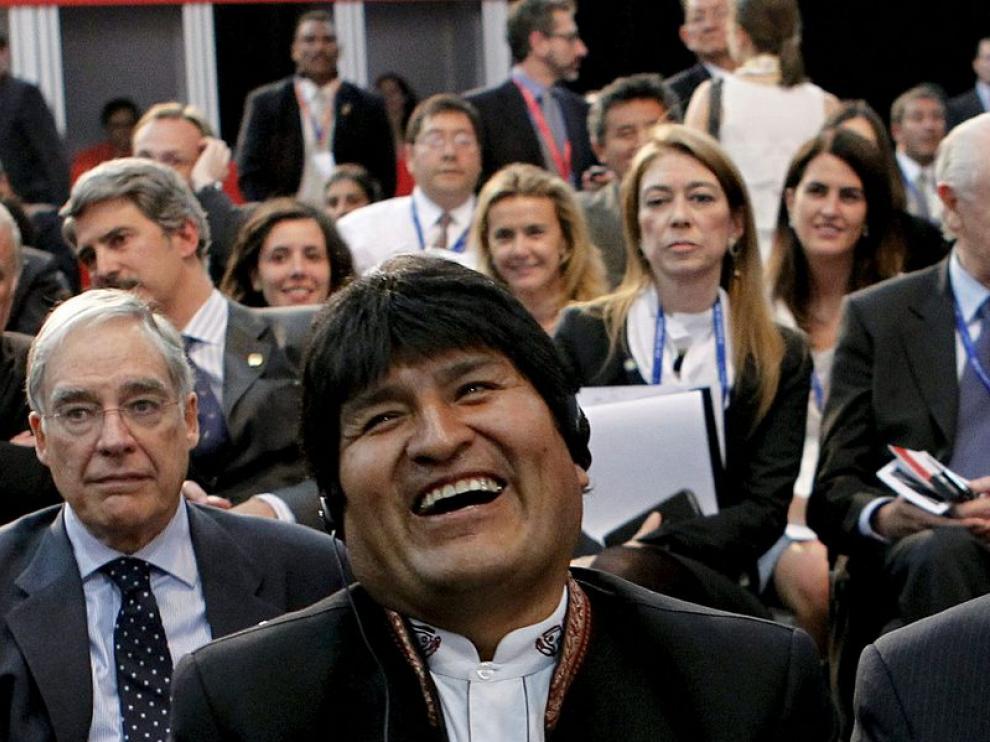 Evo Morales, en la cumbre de la UE-Latinoamérica.