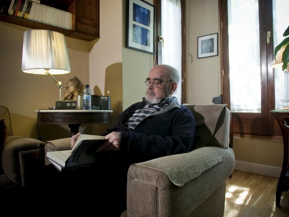 El escritor, cantautor y ex diputado en el Congreso José Antonio Labordeta