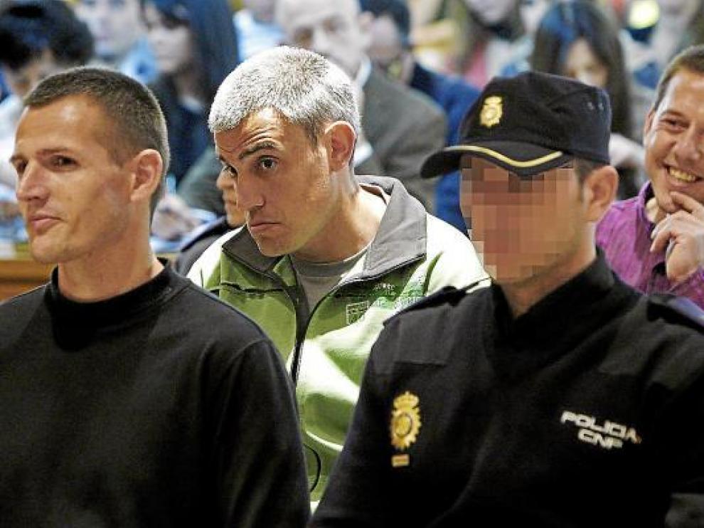 Los etarras Portu, Sarasola y San Sebastián, durante el juicio en la Audiencia Nacional.