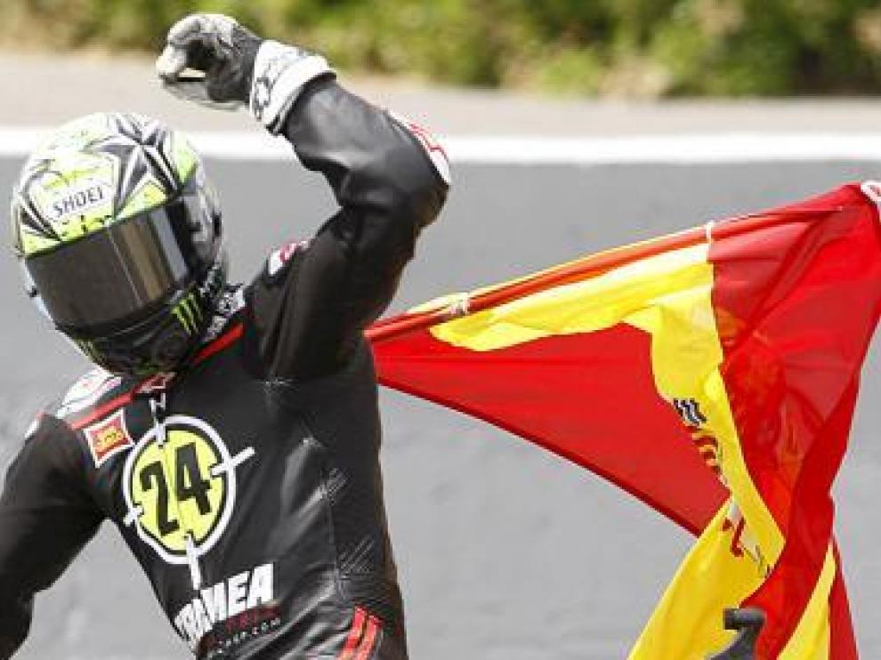 Toni Elías, uno de los protagonistas en julio, tras su triunfo en Jerez.