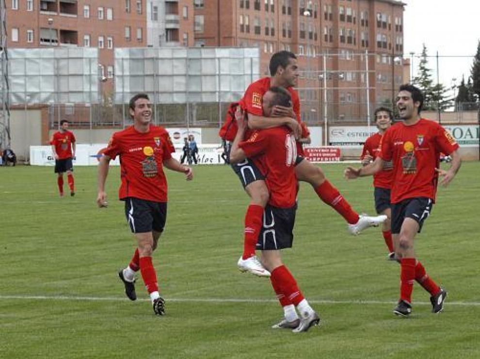 Uno de los numerosos festejos del Teruel en el actual curso.