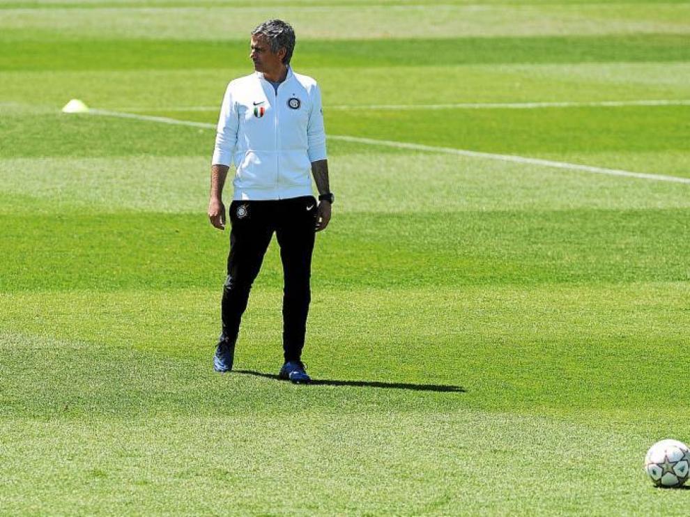 José Mourinho, en la Ciudad Deportiva de Valdebebas el pasado viernes.