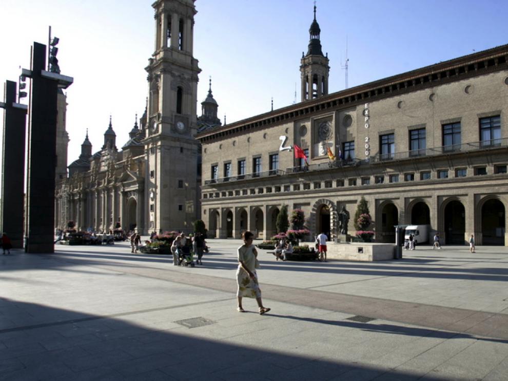Fachada del Ayuntamiento de Zaragoza