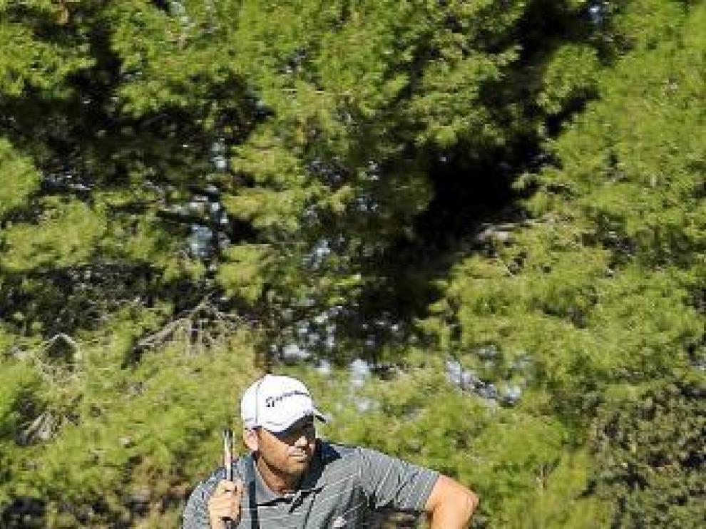 Sergio García, en la pasada edición del Pro-Am jugada en La Peñaza.