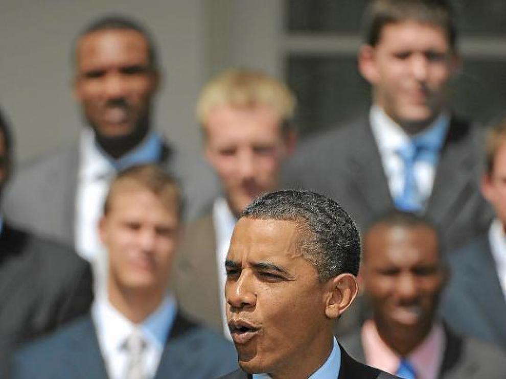 El presidente de Estados Unidos, Barack Obama, ayer en la Casa Blanca en Washington.