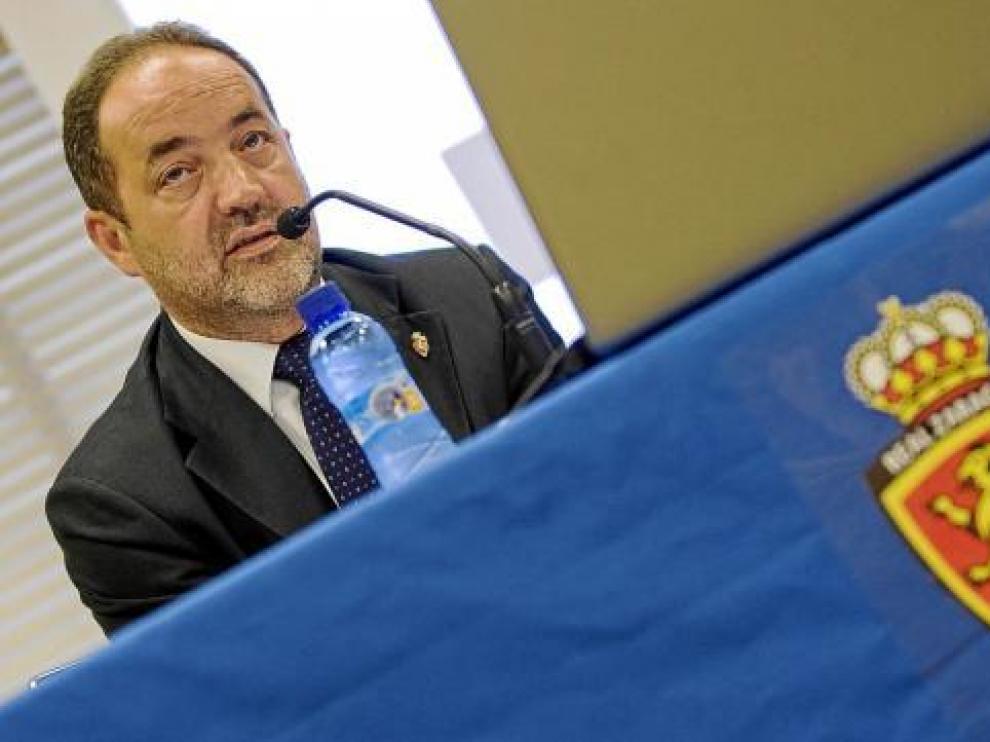 Agapito Iglesias, en su intervención de ayer.