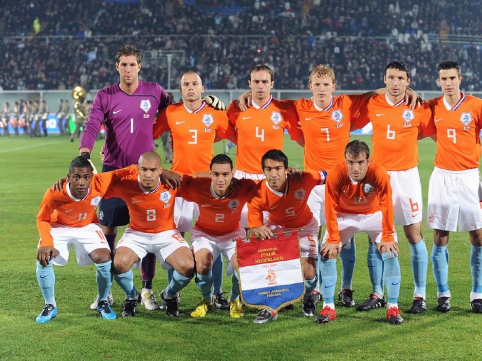 Foto de archivo de la selección holandesa
