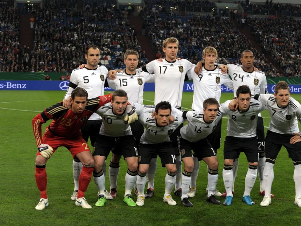 Alineación de la selección alemana