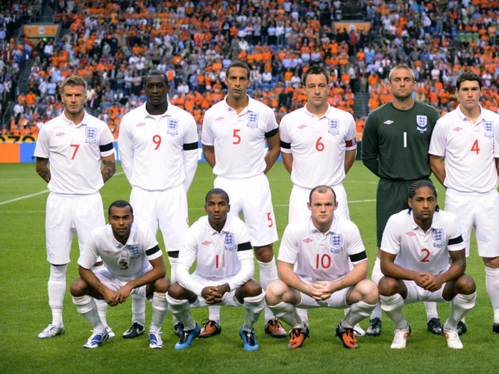 Alineación de la selección inglesa