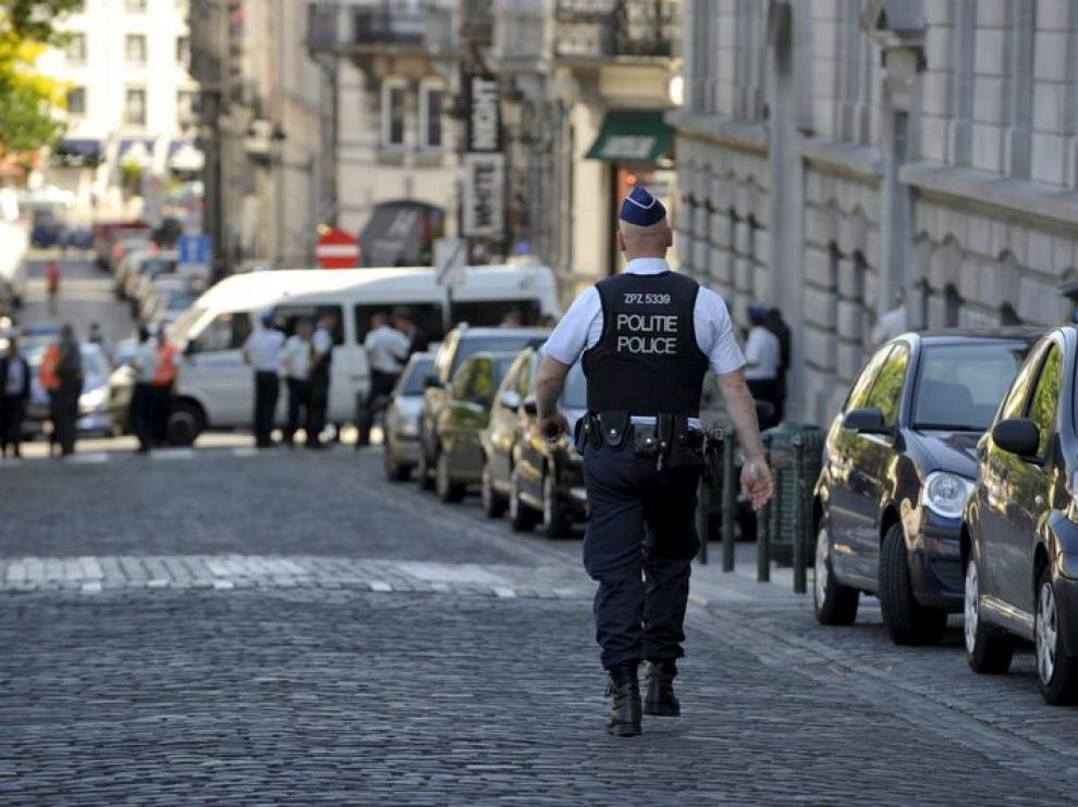 Agentes de Policía en el lugar de los hechos
