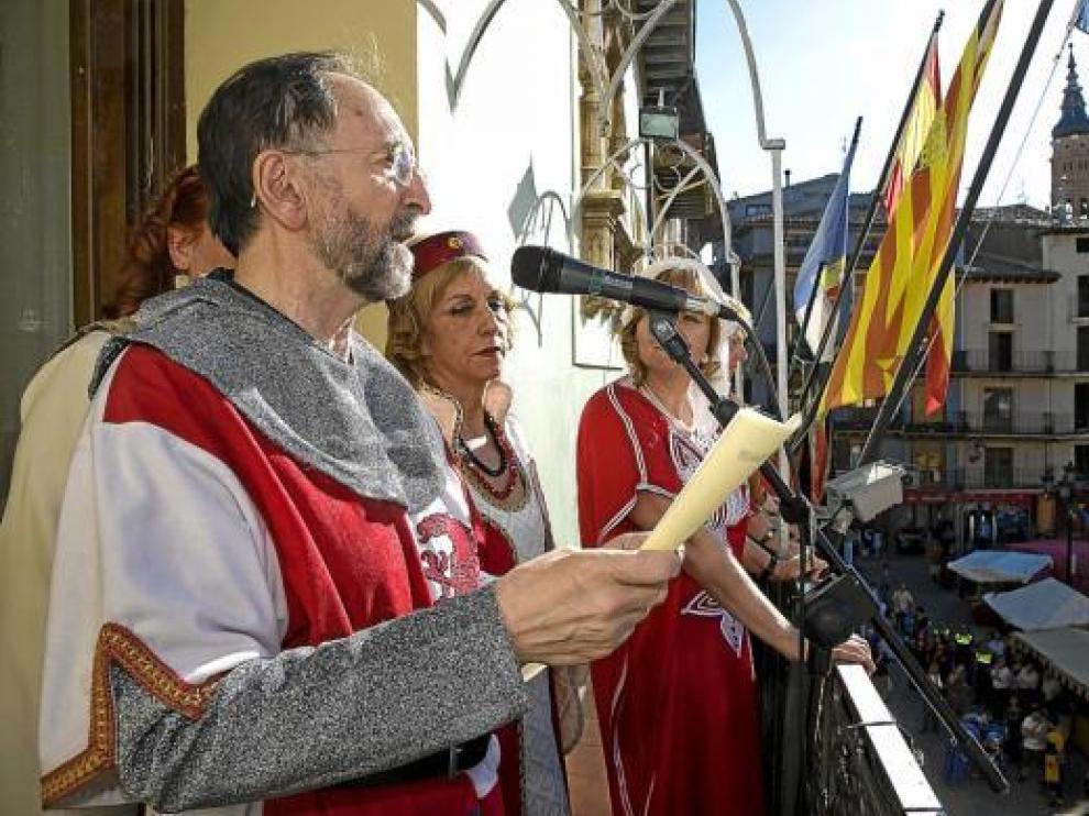 José Verón Gormaz fue el encargado de leer ayer el pregón de las Alfonsadas.