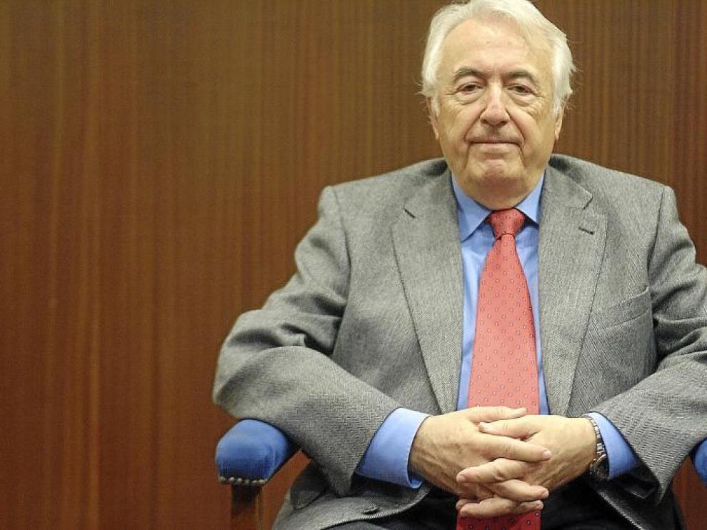 Alberto Galindo, hace unos días en la facultad de Ciencia de Zaragoza.