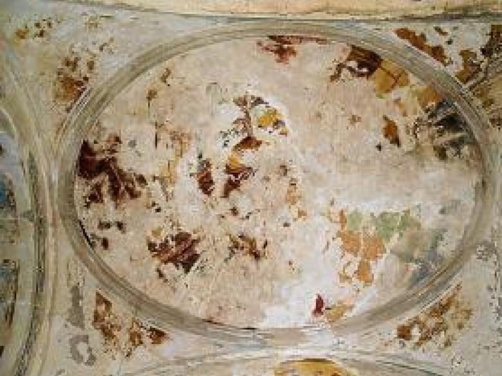 Los frescos que pintó Bayeu en la Cartuja sufren graves daños y algunos son "irrecuperables"