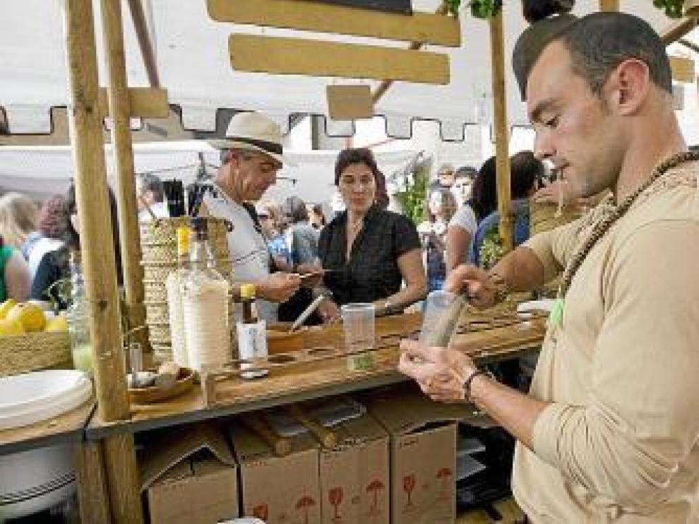 Los mojitos fueron los grandes triunfadores de la tarde.